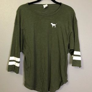 ❌❌ SOLD ❌❌ PINK NATION varsity top - M